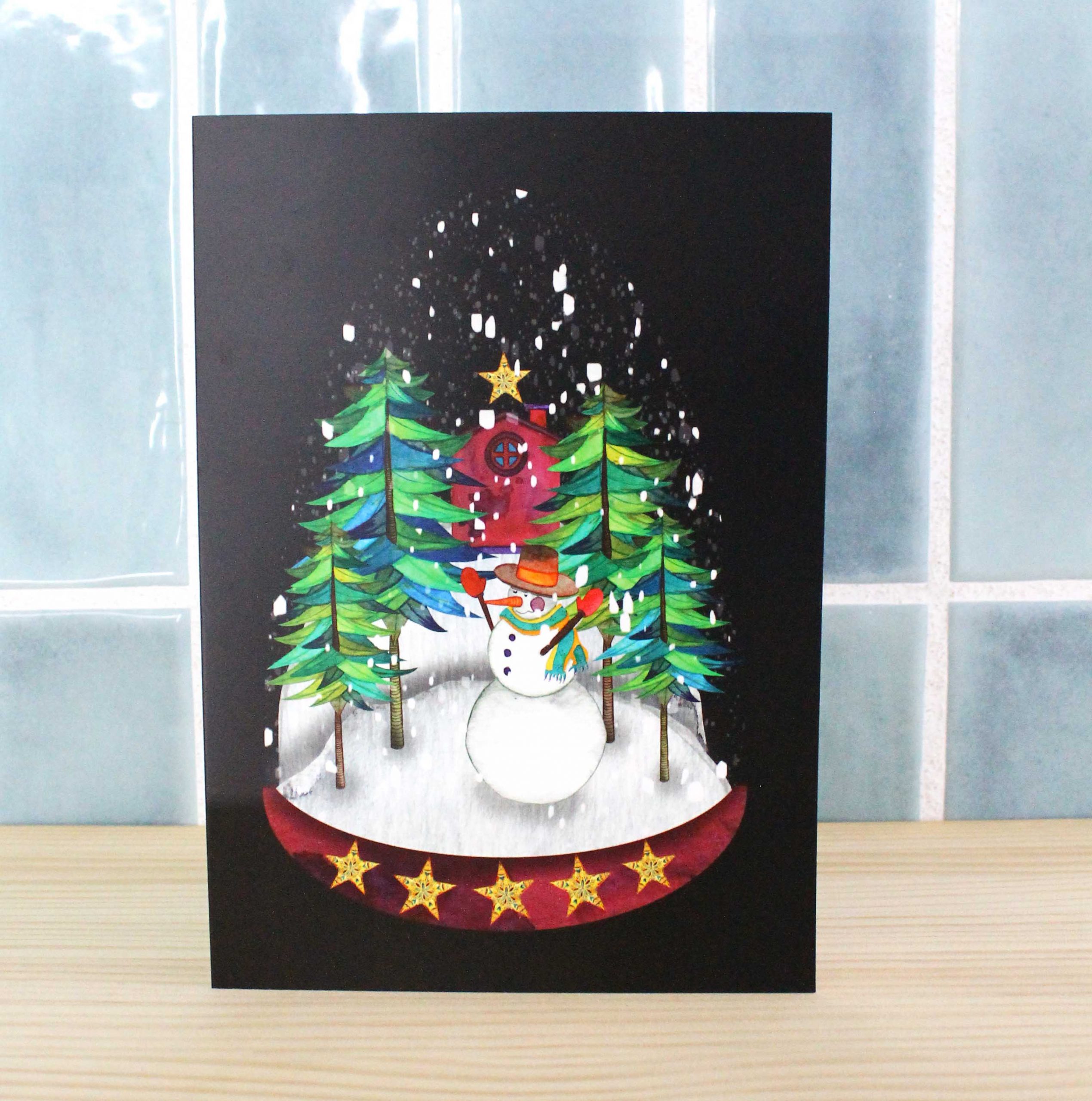 Snowman Christmas Card 6.7 - Image 3
