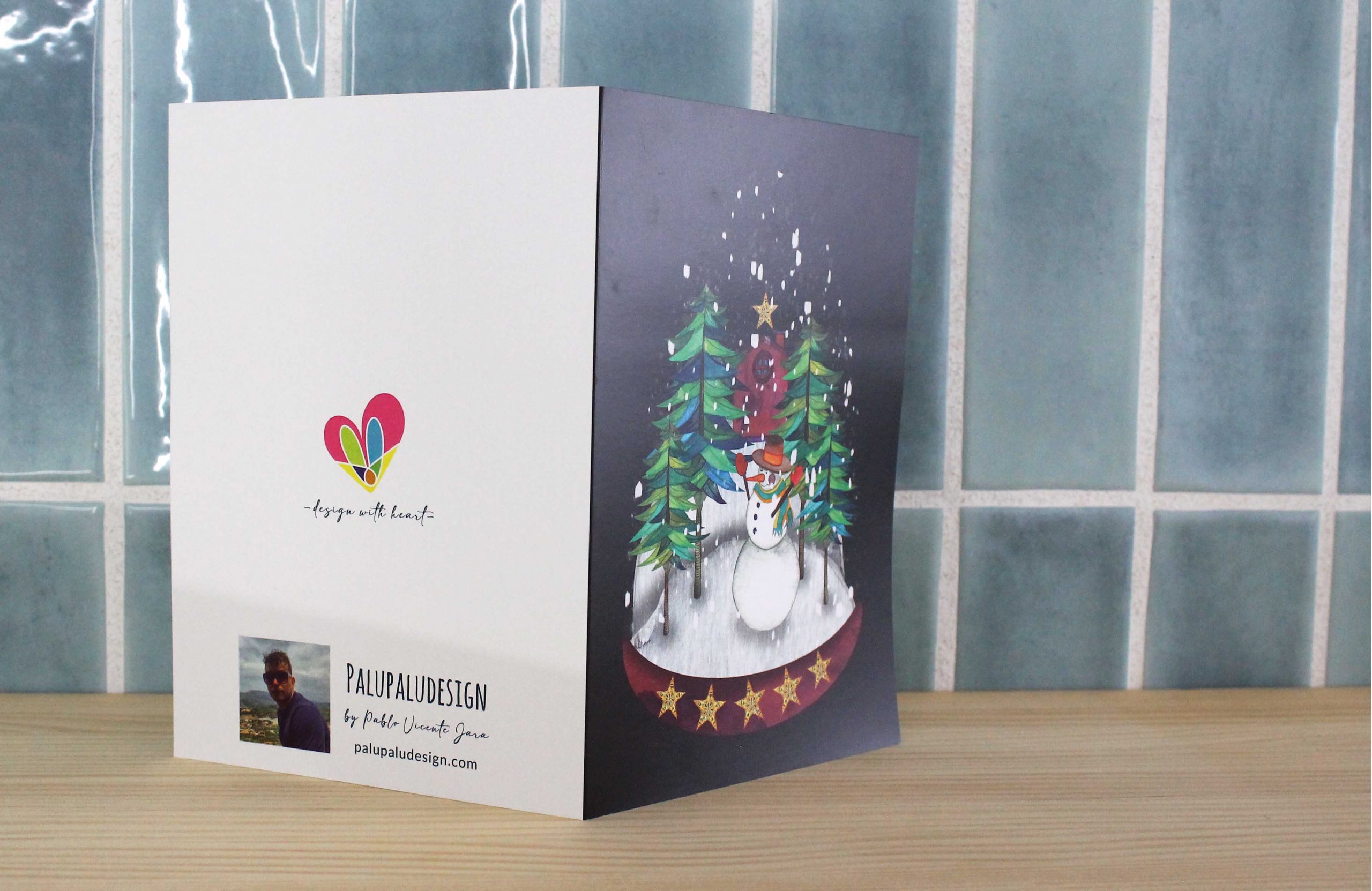 Illustrations made by watercolor, and printed after