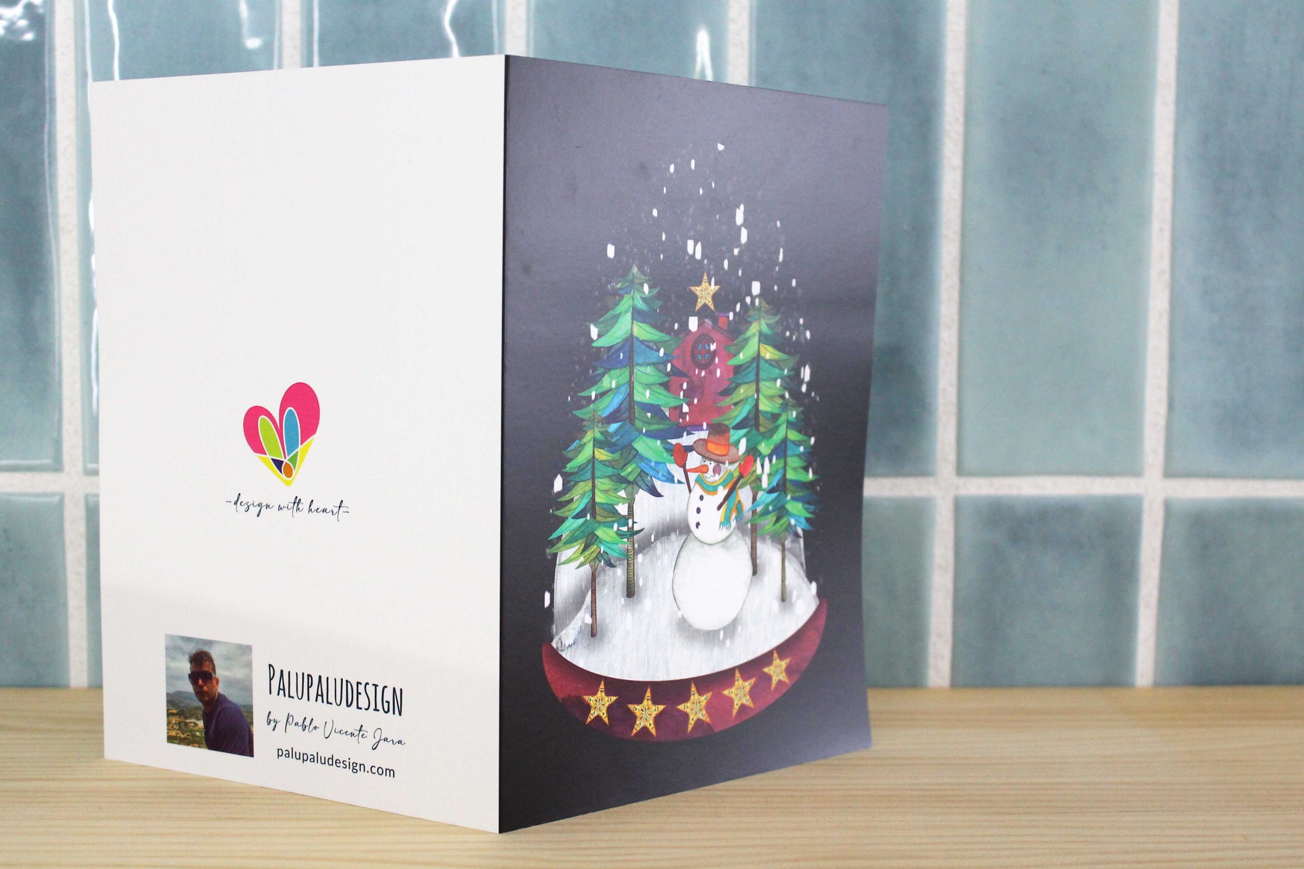 Snowman Christmas Card 6.7 - Image 6