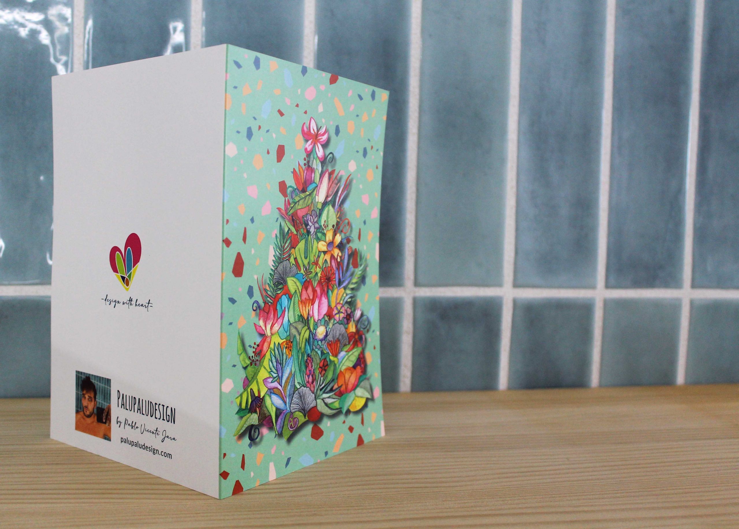 Christmas Card Blossom Tree 4.3 - Image 3